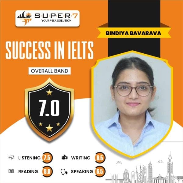 Bindiya Bavarava IELTS result