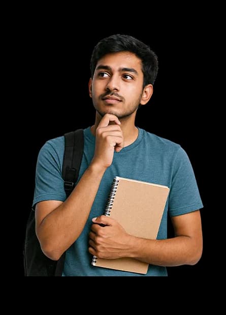 Student preparing for visa consultation